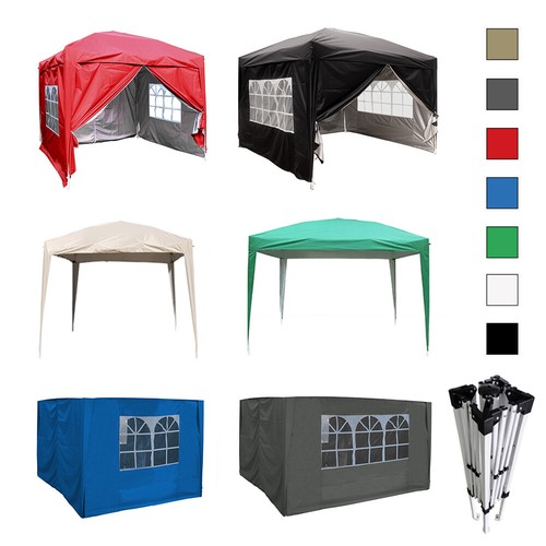 Pop gazebo side - up,