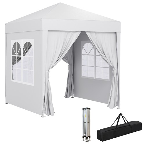 Outsunny 2x2m pop gazebo - up,