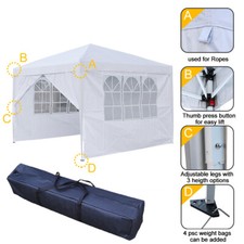 2.5x2.5m Garden Pop Up Gazebo