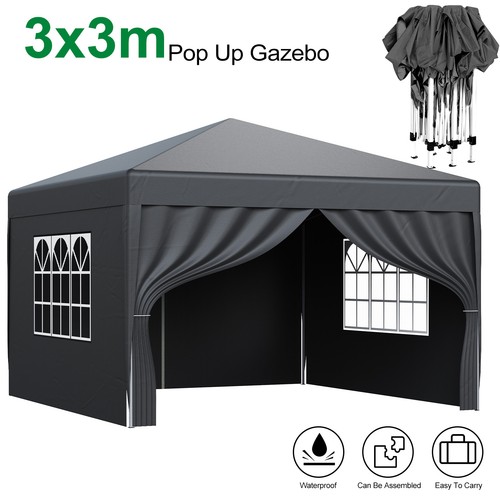 3x3m pop gazebo marquee - up,