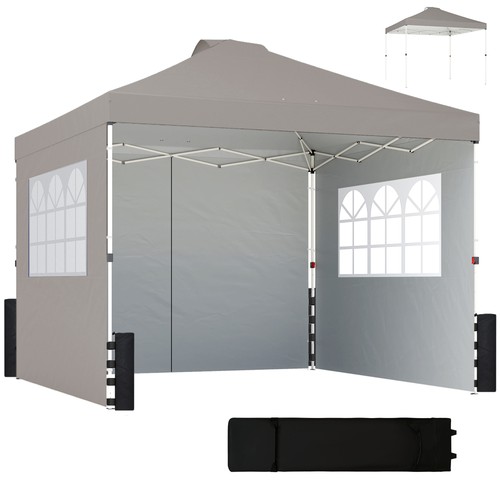 Outsunny pop gazebo - up,
